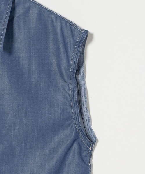 ブラウス シャツ 「ASTRAET」デニムライク ノースリーブシャツ レディース ASTRAET ブラウス シャツ 「ASTRAET」デニムライク ノースリーブ