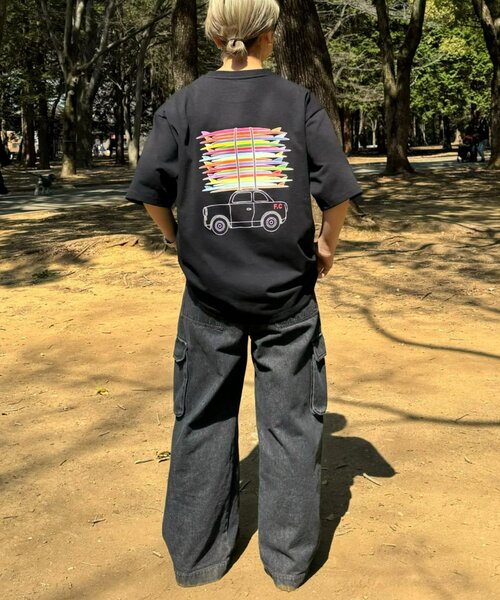 tシャツ 「Franklin Climbing」 サーフボード＆CARバックプリントTee メンズ レディース | Franklin Climbing | 22