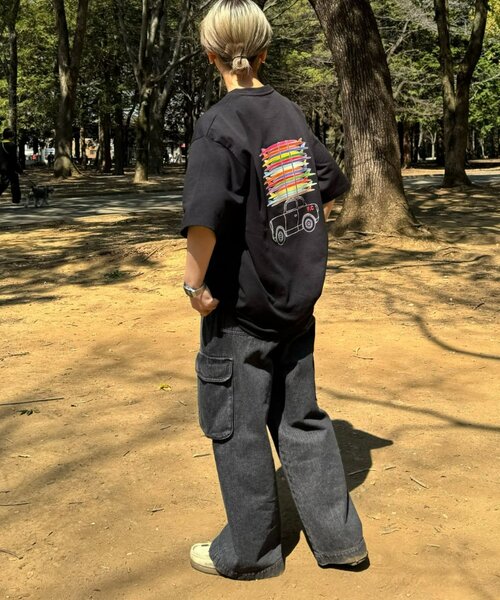 tシャツ 「Franklin Climbing」 サーフボード＆CARバックプリントTee メンズ レディース | Franklin Climbing | 21