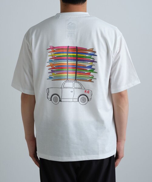 tシャツ 「Franklin Climbing」 サーフボード＆CARバックプリントTee メンズ レディース | Franklin Climbing | 18