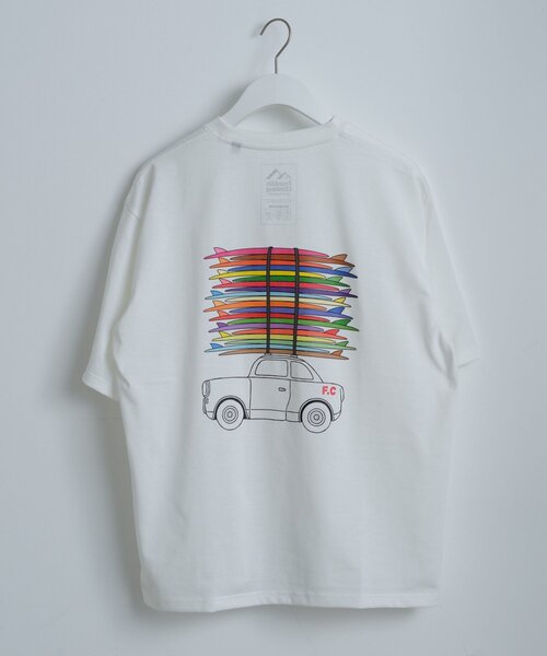 tシャツ 「Franklin Climbing」 サーフボード＆CARバックプリントTee メンズ レディース | Franklin Climbing | 10