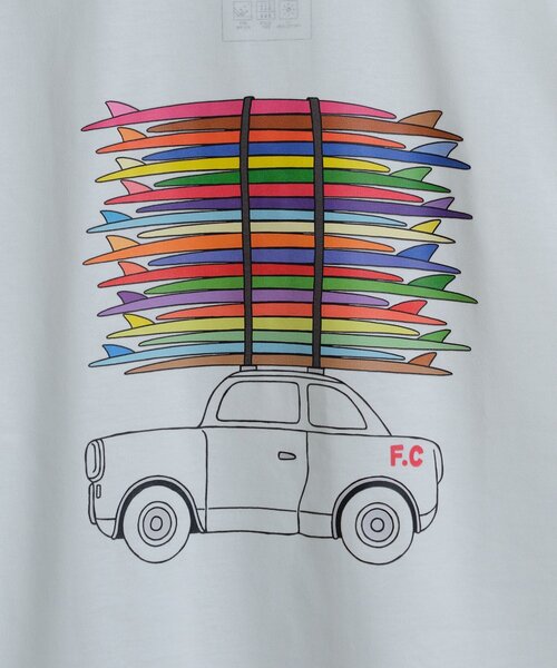 tシャツ 「Franklin Climbing」 サーフボード＆CARバックプリントTee メンズ レディース | Franklin Climbing | 09