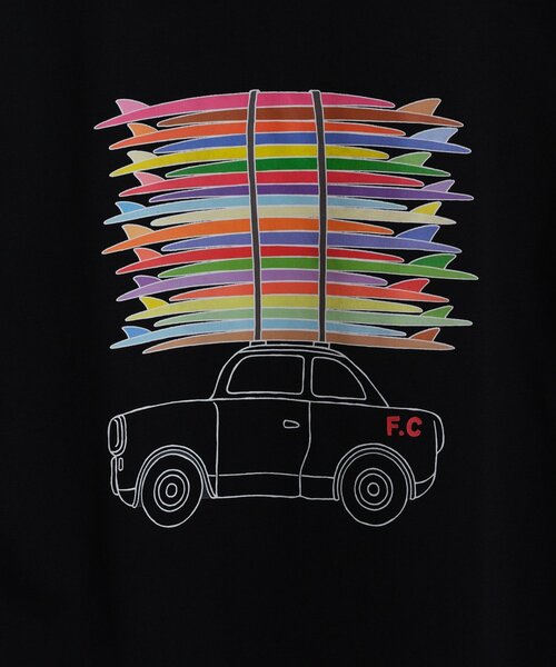 tシャツ 「Franklin Climbing」 サーフボード＆CARバックプリントTee メンズ レディース | Franklin Climbing | 07