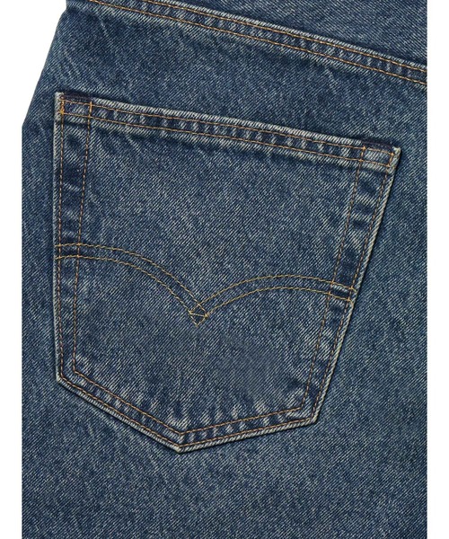 Levi's ダークブルー ストレートデニム Levi's ダークブルー ストレートデニム - メルカリ