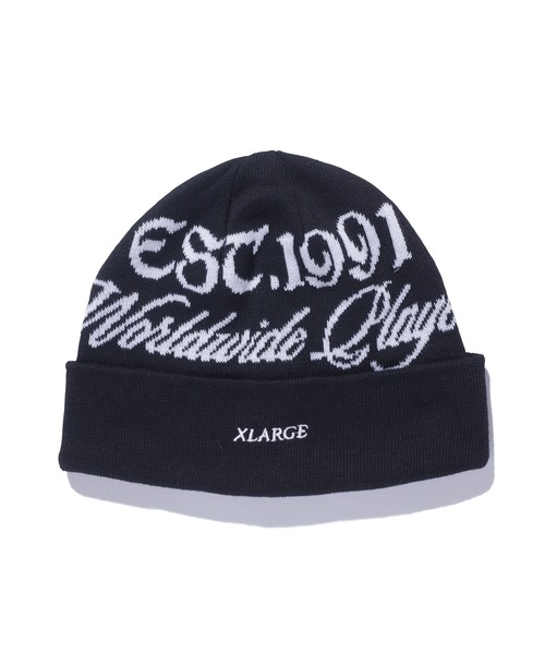 XLARGE（エクストラ ラージ） ニット帽 ニットキャップ EST.1991 CUFF