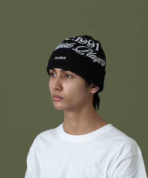 XLARGE（エクストラ ラージ） ニット帽 ニットキャップ EST.1991 CUFF
