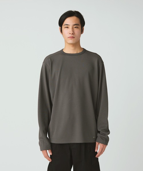 スノーピーク トップス(メンズ) Dry Thermal L/S T-Shirt  L  Charcoal snow peak（スノーピーク） tシャツ Snow Peak / Dry Thermal L/S T