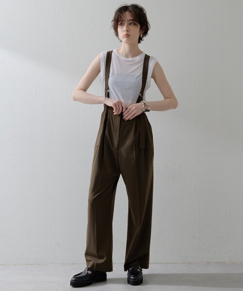 THE PAUSE ワイドパンツ パンツ 「THE PAUSE」トロサスペパンツ