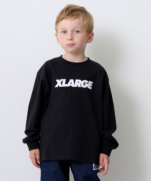 XLARGE KIDS（エクストララージ キッズ） tシャツ ロゴ＆OG長袖Tシャツ