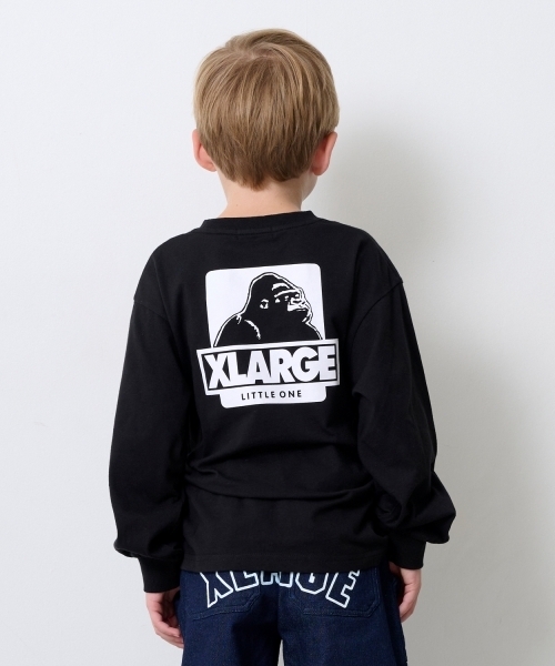 XLARGE KIDS（エクストララージ キッズ） tシャツ ロゴ＆OG長袖Tシャツ