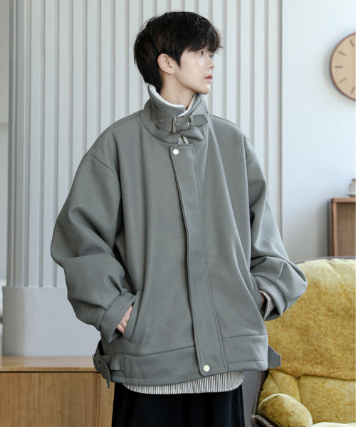 「neos」 ジップアップブルゾン X-LARGE カーキ メンズ_画像6