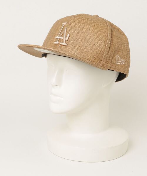 NEW ERA 「NEW ERA」 刺繍キャップ - ベージュ メンズ