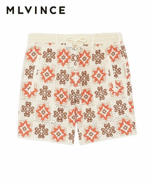 パンツ 「MLVINCE」CROCHET SHORTS / クリーム 「CSH31CR」 メンズ_2