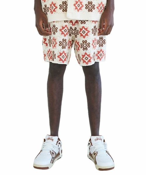 パンツ 「MLVINCE」CROCHET SHORTS / クリーム 「CSH31CR」 メンズ_8