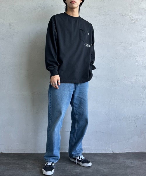 NANGA（ナンガ） tシャツ 別注 ドローコードポケット ロングスリーブT