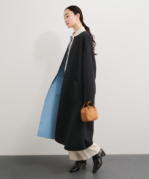 LE CERCLE par rope' コート アウター ダブルフェイスリバーシブル