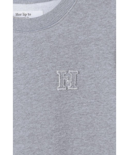 Her lip to スウェット Her lip to CAFE Original Goods PRESS wearing