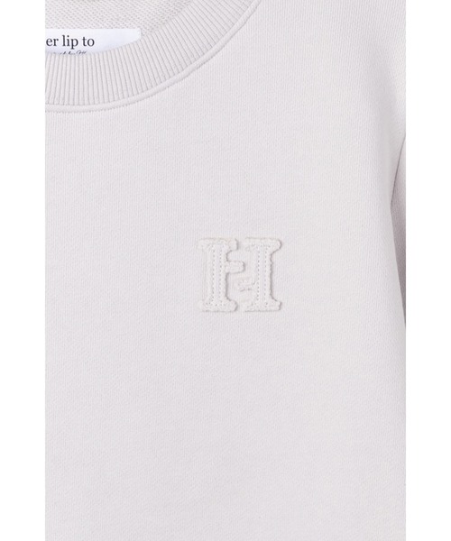 Her lip to トレーナー スウェット H Logo Puff-Sleeve