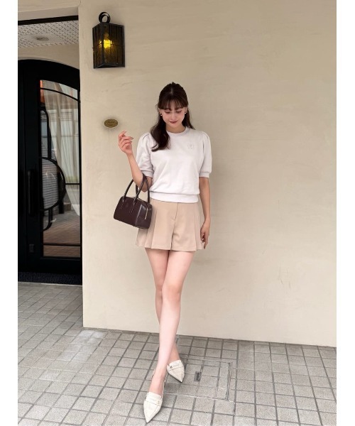 Her lip to スウェット Her lip to トレーナー スウェット H Logo Puff-Sleeve