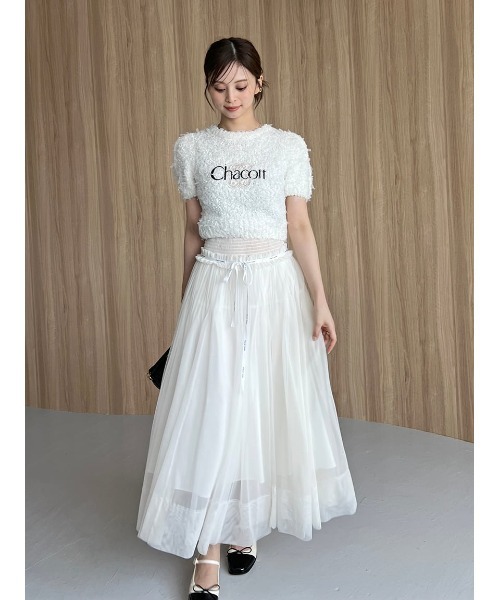 【美品】チャコットチュールスカート Chacott】チュールスカート(ロングスカート)｜スカート｜SNIDEL