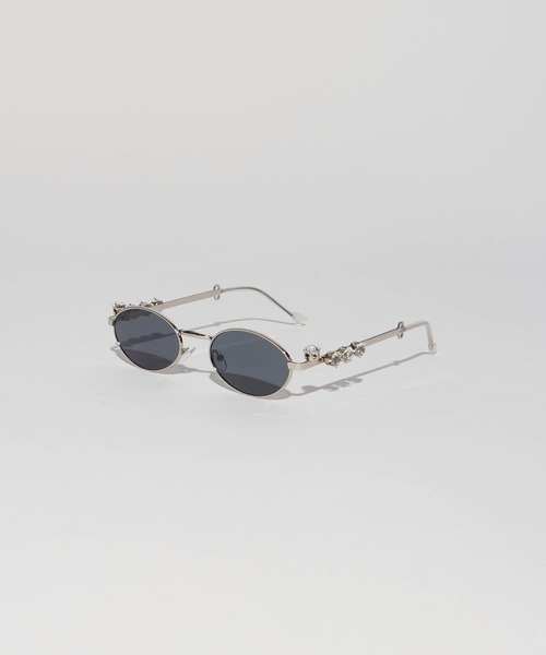 ダイヤメガネフレーム レディース Chick 伊達メガネ メガネ 眼鏡 Diamond Design Rimless Glasses