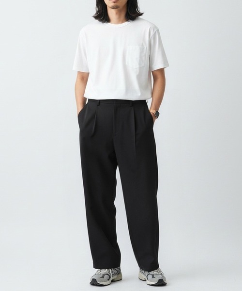 th products Wide Tapered Pants スラックス スラックス 「THE TOKYO/ザトウキョウ」Wide Tapered Pants メンズ