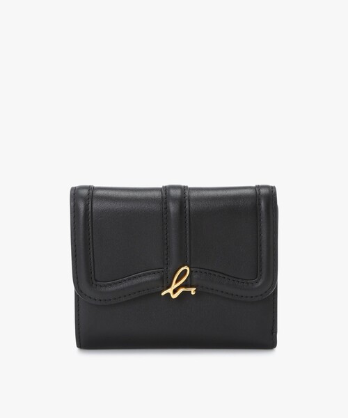 agnes b.（アニエスベー） 財布 レザー 三つ折り ウォレット ZAW03−01