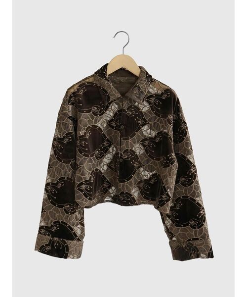 ローブブラン Paisley Cut jacquard Blouse ブラウス Paisley Cut jacquard Blouse – L'AUBE BLANC