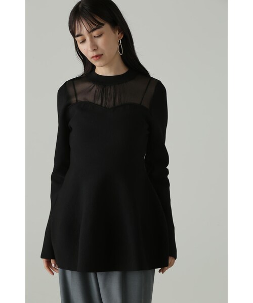 「JILL STUART」 長袖ニット FREE ブラック レディース_画像2
