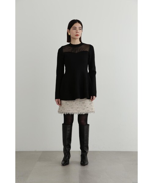 「JILL STUART」 長袖ニット FREE ブラック レディース_画像7