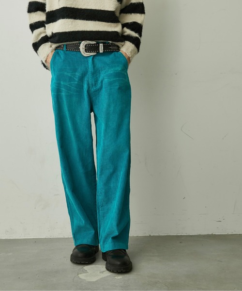 BLANK HOTEL パンツ Blasted Corduroy Pants / ブラスト加工