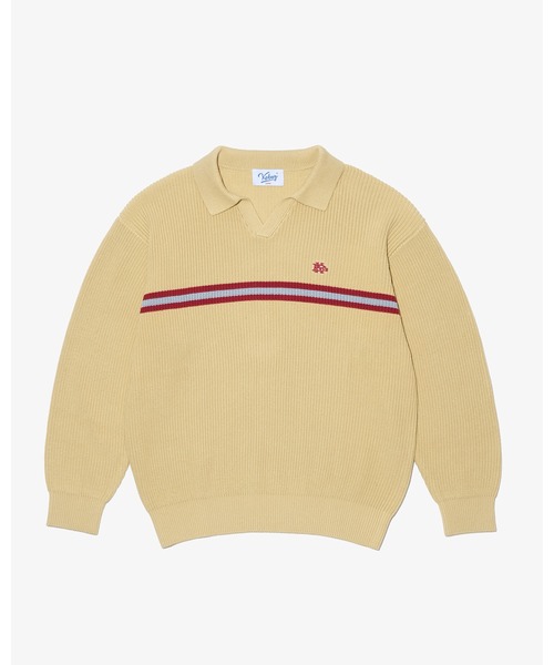 KEBOZ ニット KEBOZ（ケボズ） セーター ニット COTTON KNIT SKIPPER SHIRT メンズ