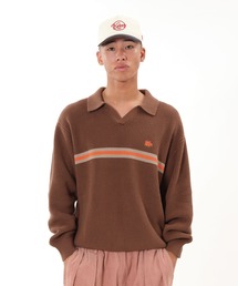 KEBOZ（ケボズ） セーター ニット COTTON KNIT SKIPPER SHIRT メンズ