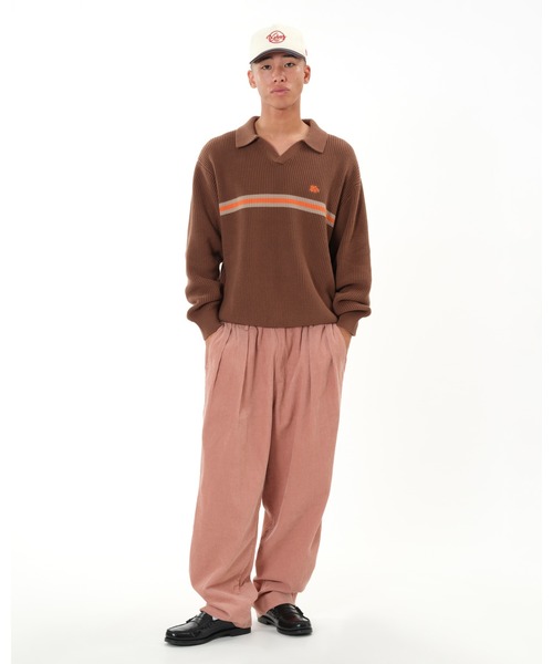 KEBOZ（ケボズ） セーター ニット COTTON KNIT SKIPPER SHIRT メンズ