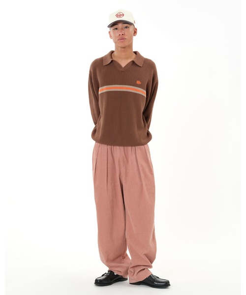 KEBOZ（ケボズ） セーター ニット COTTON KNIT SKIPPER SHIRT メンズ