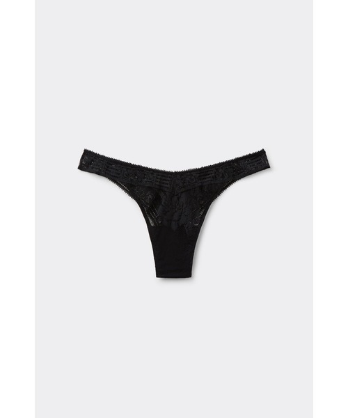 LA PERLA ブラック刺繍ショーツ 未使用 Intimissimi（インティミッシミ） ショーツ La Femme Fatal