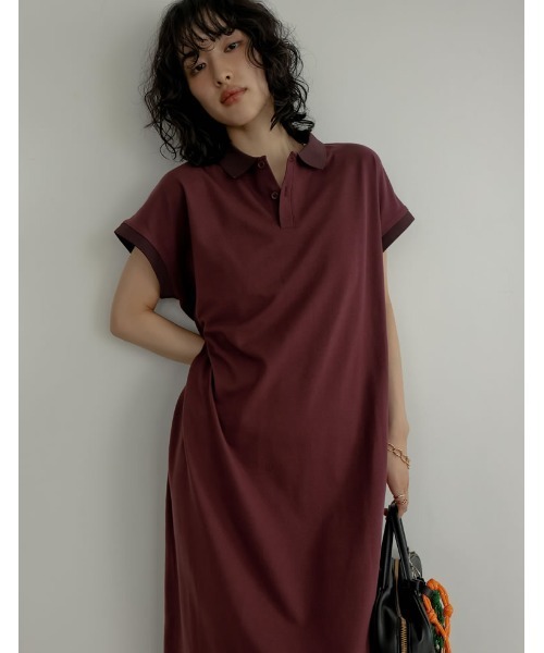 「Re:EDIT」 半袖ワンピース LARGE ブラック レディース_画像5