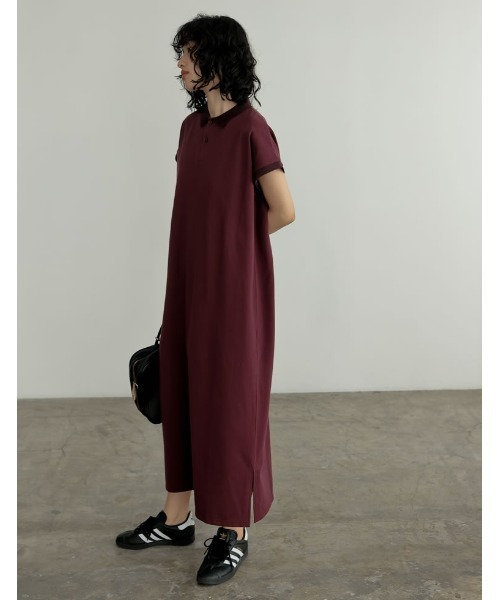 「Re:EDIT」 半袖ワンピース LARGE ブラック レディース_画像7