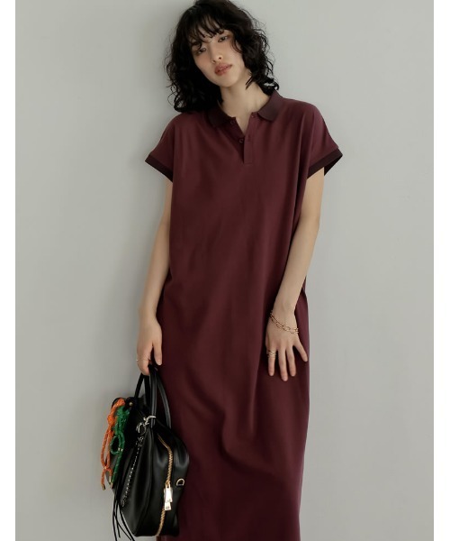 「Re:EDIT」 半袖ワンピース LARGE ブラック レディース_画像9