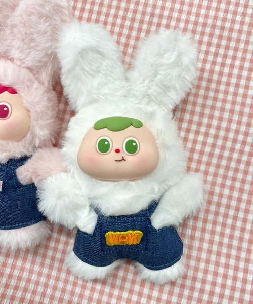 WEGO（ウィゴー） キーホルダー WEGO/ぷっくりサロペうさちゃん