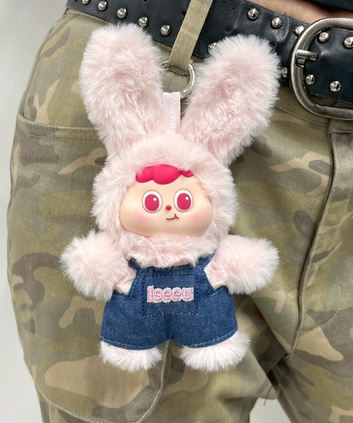 WEGO（ウィゴー） キーホルダー WEGO/ぷっくりサロペうさちゃん