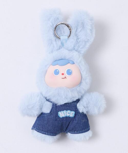 WEGO（ウィゴー） キーホルダー WEGO/ぷっくりサロペうさちゃん