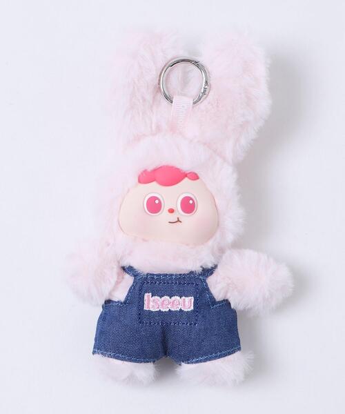 うさぼぼちゃんキーホルダー バボちゃん ぬいぐるみキーチェーン ピンク バボちゃん オフィシャル
