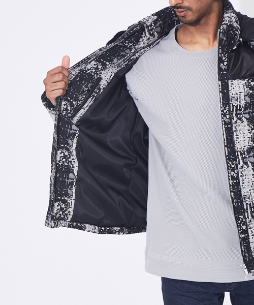 5351 POUR LES HOMMES ダウンジャケット 48 グレー メンズ : ZOZOTOWN