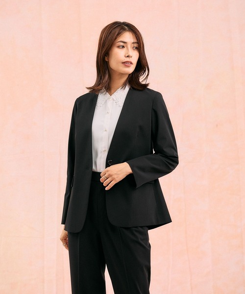 今季購入　GLOBAL WORK グローバルワーク　ウツクシルエット他3点セット GLOBAL WORK（グローバルワーク） ジャケット ノーカラージャケット