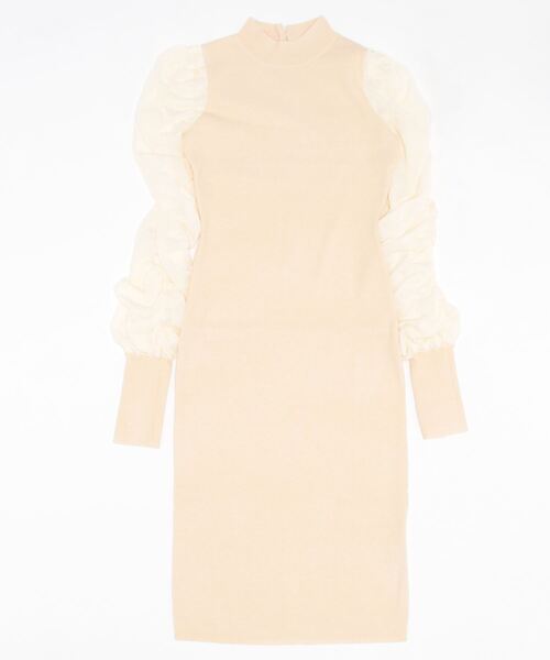 「RESEXXY」 ニットワンピース SMALL ブラウン レディース_画像2