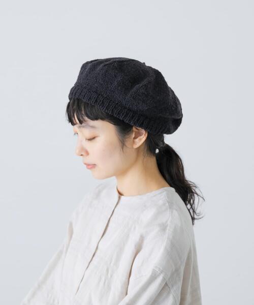 かぐれ 帽子 ベレー帽 ペルーニットベレー レディース : ZOZOTOWN