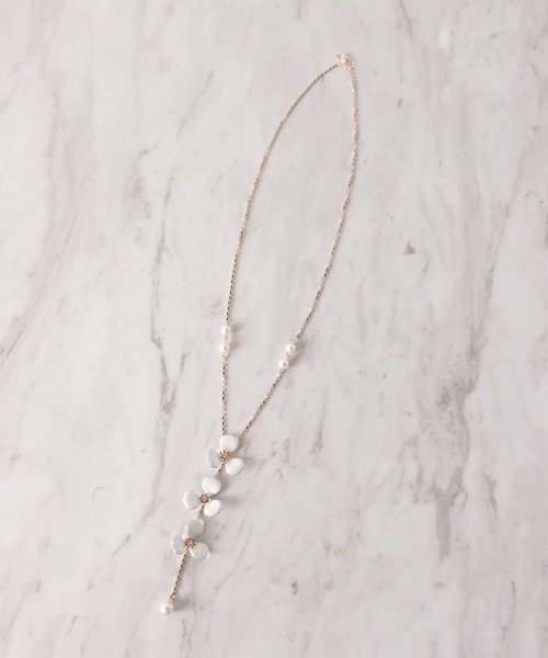 Viaggio Blu（ビアッジョブルー） ネックレス エポフラワーナロー