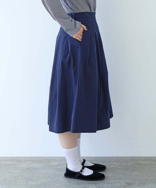 bulle de savon（ビュルデサボン） スカート 高密度ツイル サンド