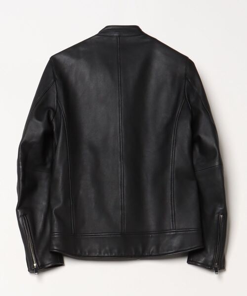 STUDIOUS（ステュディオス） レザーブルゾン 2 ブラック メンズ